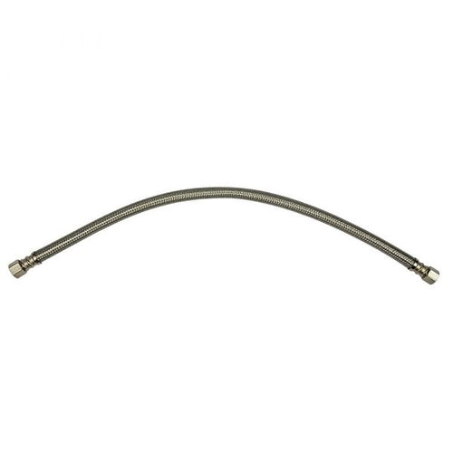 Danco 3/8 in. Comp. x 3/8 in. Comp. x 20 in. LGTH Stainless Steel Faucet Supply Line Hose