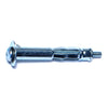 Monster Fastener Zinc Plated Steel Coarse Thread Long Pan Head Hollow Wall Anchors