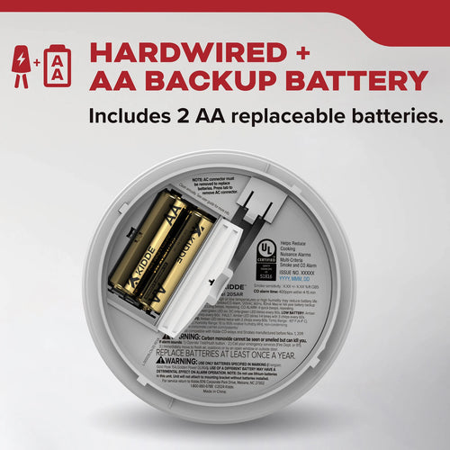 Kidde DETECT Hardwired with AA Backup Battery 20SAR