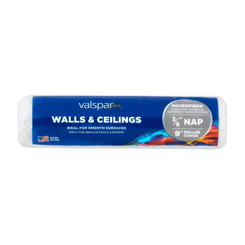 Valspar® 9-in x 3/8-in Walls and Ceilings Microfiber Roller Cover