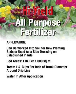 Hi-Yield All Purpose Fertilizer 6-7-7 (3.25 lbs)
