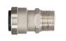 QuickFitting Stainless Steel Push Fittings 3/4” x 3/4” MNPT Straight Male Adapter