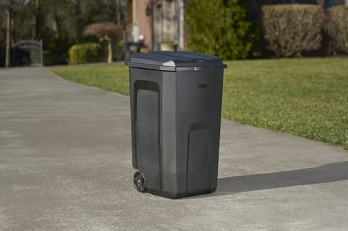Rubbermaid Roughneck™ Vented Wheeled Trash Can