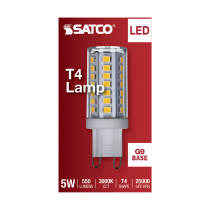 Satco Products S11234 5W/LED/G9/830/CL/120V/DIM