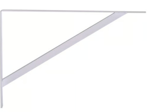 Hillman Group Hardware Essentials Shelf Bracket White (20 x 13)
