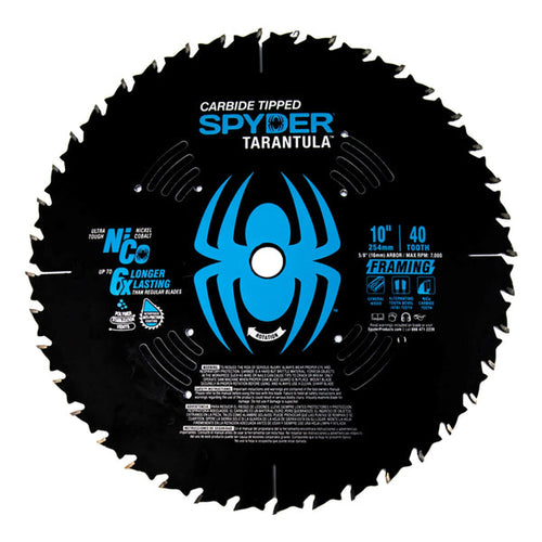 Spyder 10 40-Tooth Saw Blade for Framing