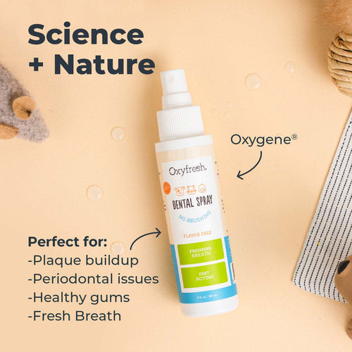 Oxyfresh Premium Pet Dental Spray - Fastest Way to Eliminate Pet Bad Breath