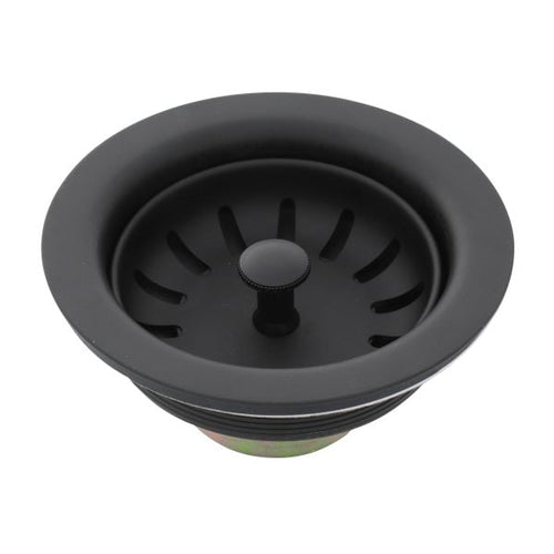 Danco 3-1/2 in. Basket Strainer Assembly in Matte Black