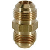 Brass Flare Gas Union, 3/8-In. OD Tube x 9/16-24 Fine Thread