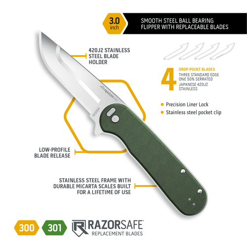 Outdoor Edge Razor VX® 3 Knife