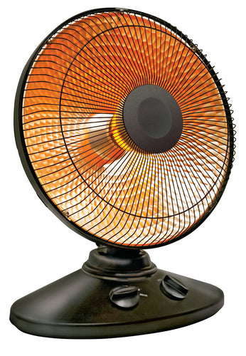 Comfort Glow Oscillating Parabolic Solar Heater, 1000W, Adjustable Tilt, Indoor - ERH375