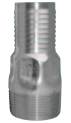 Green Leaf Steel Plated Straight Adapters 1” Male NPT x 1“ Hose Barb