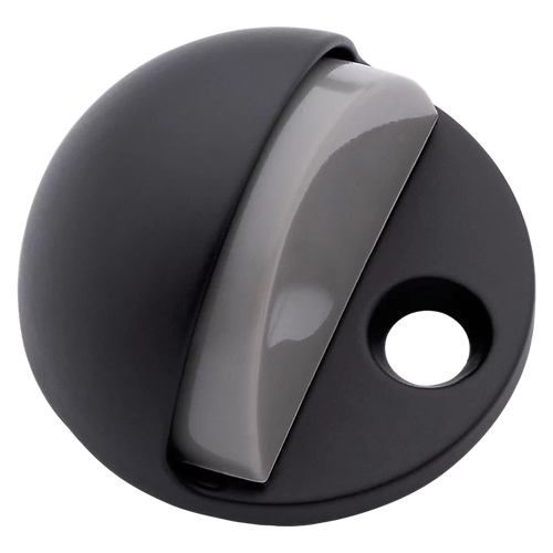National Hardware N830-588 Adjustable Floor Door Stop Matte Black