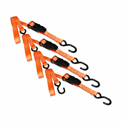 Ancra Cargo  1” x 15’ Orange Ratchet Tie-Down w/S-Hooks