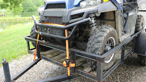 Ancra Cargo  1” x 15’ Orange Ratchet Tie-Down w/S-Hooks