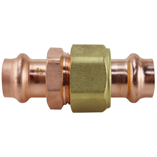 Apollo Press Couplings & Union 1/2 in. Copper Press Union