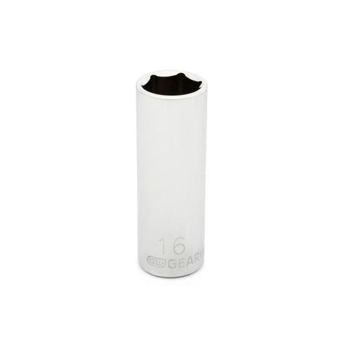 GearWrench 3/8 Drive 6 Point Deep Metric Socket 16mm