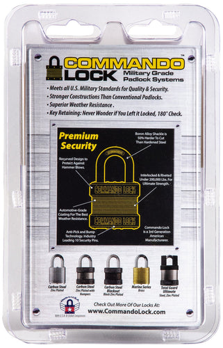 Commando Blackout High Security Padlock Military-Grade Case Locks
