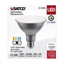 Satco S11588 13.3PAR38/LED/5CCT/SP/120V