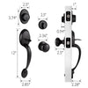 Design House Coventry Door Handleset with Knob and Deadbolt