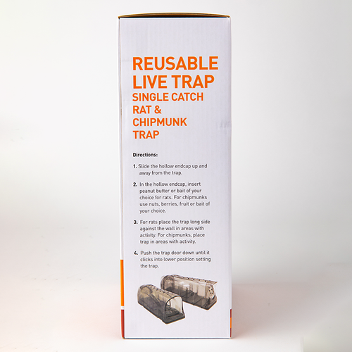 JT Eaton RePete Humane Reusable Rat Trap 2-Pack