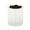 GearWrench 1/4 Drive 6 Point Standard SAE Socket 9/16
