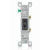 Leviton 15 Amp Single-Pole Toggle Switch, Grounding, Black