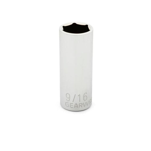 GearWrench 1/4 Drive 6 Point Deep SAE Socket 9/16