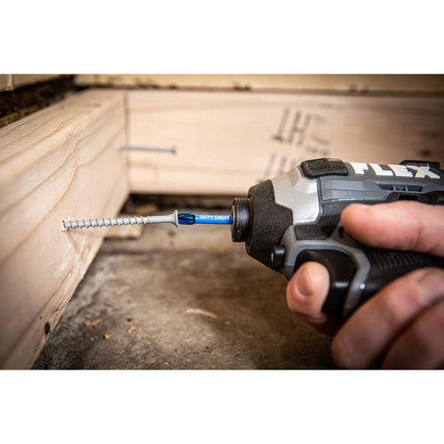 Spyder 8-Piece 1 Impact Driver Bit Set (PH1, PH2, SQ1, SQ2, T20, T25 x 2 & 3 Bit Holder) Mach-Blue®