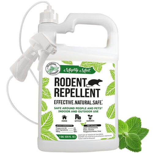 Mighty Mint Peppermint Oil Rodent Repellent Spray