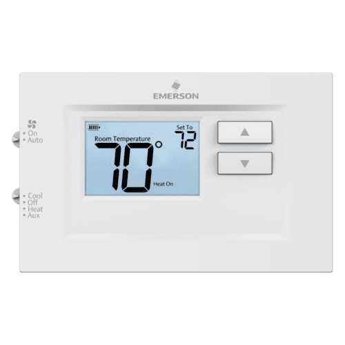 Emerson 1F75H-21NP Non-Programmable Thermostat, 2H/1C