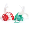 Pet Park Blvd Ribbon Feather Balls 2 pk