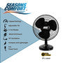 Seasons Comfort 16 Inch Oscillating Tabletop Fan, 3 Speeds, Adjustable Tilt - FTT16