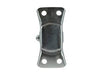 Shepherd Hardware 2-1/2-Inch Rubber Rigid Plate Caster, 100-lb Load Capacity