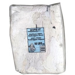Wipeco White Cotton Rags Recycled Absorbent Cleaning Cloths