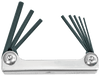 Bondhus Metal Handle Hex Tip 7 Piece Fold Up Tool with ProGuard Finish 1.5-6mm