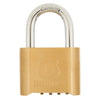 Brinks® 2in. (50 mm) Solid Brass 4-Dial Resettable Combination Padlock