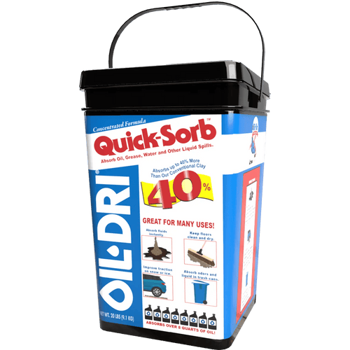 Oil-Dri Quick-Sorb Fine Granular Clay Absorbent Bucket