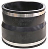 Fernco Clay to Cast Iron Plastic or Steel Pipe Flexible Coupling Black 8 x 8