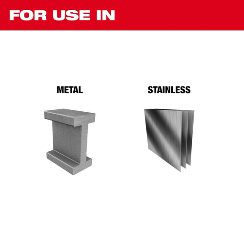 Milwaukee 6 x 1/4 x 7/8 Performance+ Metal Grinding Wheel - Type 27
