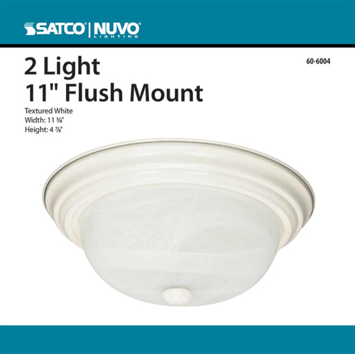 Satco 60-6004 2 LT - 11 Flush Fixture