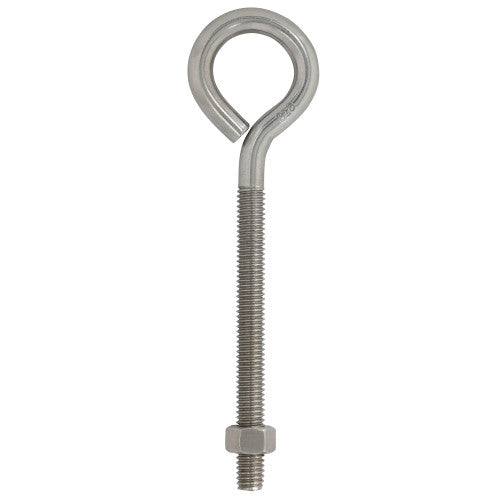 Hillman Hardware Essentials Eye Bolt with Hex Nut Stainless Steel (5/16-18 x 5)