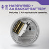 Kidde DETECT Combo Smoke + CO Alarm, Hardwired with AA Backup Battery and Voice Alerts