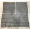 Buffalo Tools 3 Foot x 3 Foot Black Interlocking Rubber Mats 4 Pack