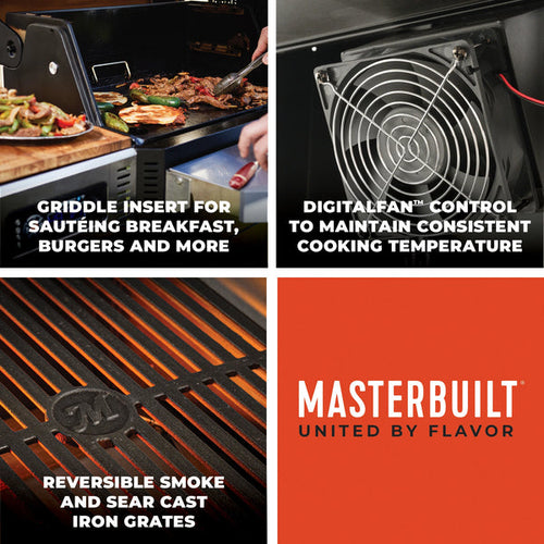 Masterbuilt Gravity Series® 800 Digital Charcoal Griddle + Grill + Smoker
