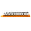 GearWrench 13 Piece 1/4 Drive 6 Point Standard Metric Socket Set