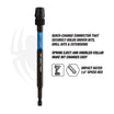 Spyder 6 1/4 x 1/4 Locking Impact Bit Driver Holder