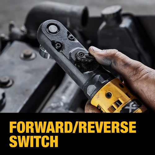 DeWalt 20V MAX* XR® Brushless Cordless 3/8-in & 1/2-in Sealed Head Ratchet with (1) POWERSTACK™ Battery