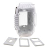 NSI Industries TORK XD110C Extra Duty Single Gang, Vrt/Hrz Configuration, 2.75 IN In Use Weatherproof Clear Cover
