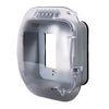 NSI Industries TORK XD210C Extra Duty Dual Gang, Vrt/Hrz Configuration, 2.75 IN In Use Weatherproof Clear Cover